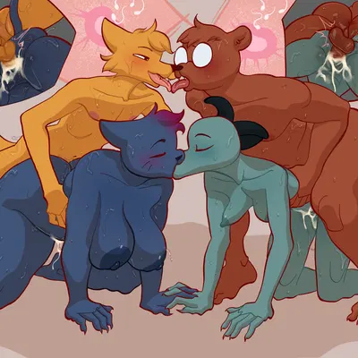 angus delaney, bea santello, gregg lee (night in the woods) created by kaboozey