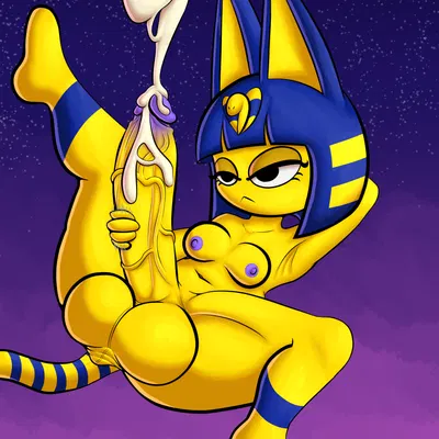 ankha (animal crossing) (animal crossing, nintendo) created by deerboynsfw