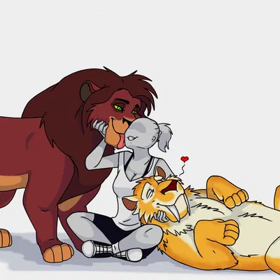 anon, diego (ice age), kovu (the lion king) (blue sky studios, disney) created by cajuzinho02