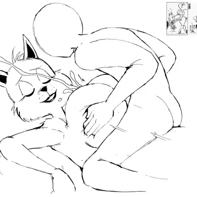 anon, stroller lady (the complex adventures of eddie puss) created by ferretidk