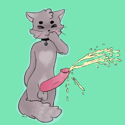 anthro, big penis, bodily fluids, genital fluids