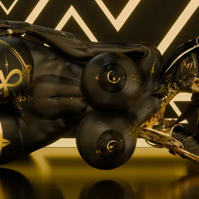 anubis, anubis (bom39) (egyptian mythology, middle eastern mythology) created by gian800