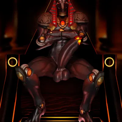 anubis reaper, reaper (overwatch) (blizzard entertainment, overwatch) created by melongoat3d
