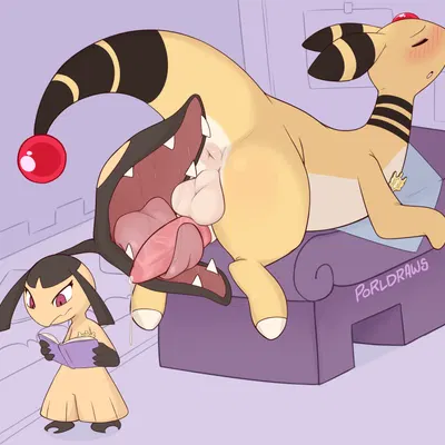 archaeologist mawile, dashing wanderer ampharos (nintendo, pokemon) created by porldraws