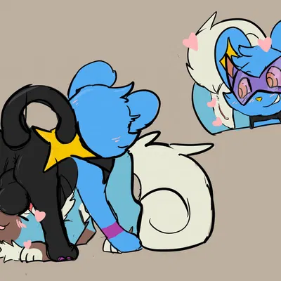 aries (bloowolfy), kevin (benpert) (nintendo, pokemon) created by bloowolfy