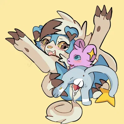 aries (bloowolfy), kiseki (asleepycat3654) (nintendo, pokemon) created by bloowolfy