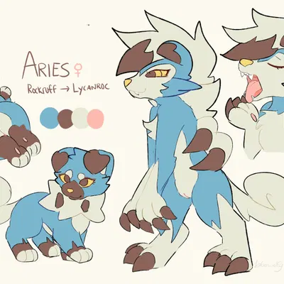aries (bloowolfy) (nintendo, pokemon) created by bloowolfy