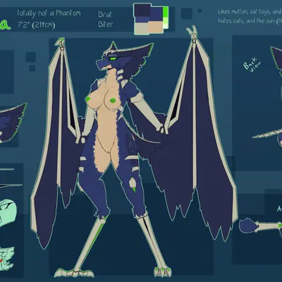 aruna the phantom (microsoft, minecraft) created by trueblue3d