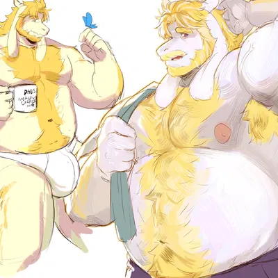 asgore dreemurr (undertale (series)) created by ruslorc