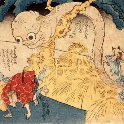 asian mythology, east asian mythology created by utagawa kuniyoshi