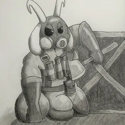 asriel dreemurr, pyro (team fortress 2) (team fortress 2, undertale) created by felineflustered