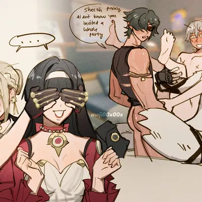 astra yao, evelyn chevalier, lighter (zenless zone zero) (mihoyo, zenless zone zero) created by moji00x