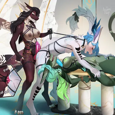 aurora (kamikazekit), rose (kamikazekit), sierra (tundradragon) (mythology) created by ariannafray pr