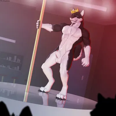 background character, eclipse the husky created by virtyalfobo