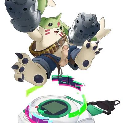 bandai namco, digimon created by liecomj