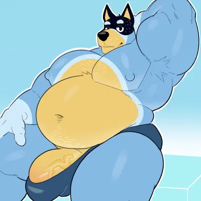 bandit heeler (bluey (series)) created by milkblend