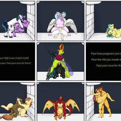 barley barrel (mlp), button mash (mlp), garble (mlp) (equestria girls, european mythology) created by natt333