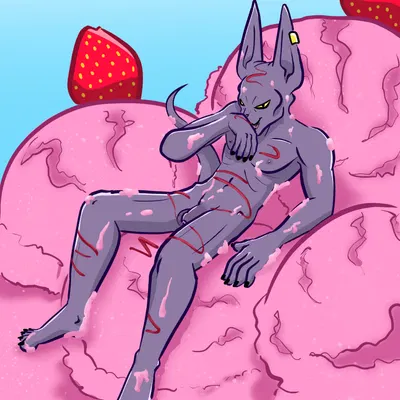 beerus (dragon ball, dragon ball super) created by half dime