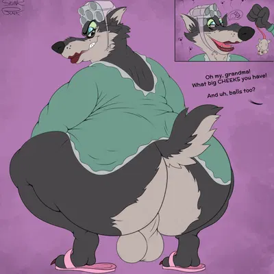 big bad wolf (fairy tales, little red hood) created by skunk bunk