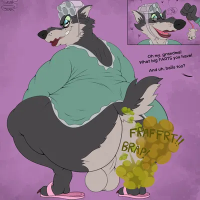 big bad wolf (fairy tales, little red hood) created by skunk bunk