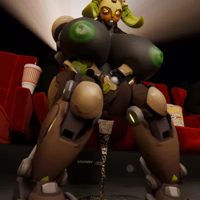 bipedal orisa, orisa (overwatch) (blizzard entertainment, overwatch) created by koofey