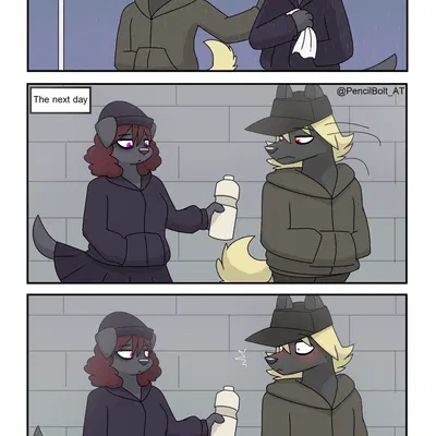 blackdog (pencil bolt), elbony (pencil bolt) created by pencil bolt