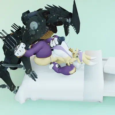 blade wolf (bandai namco, digimon)