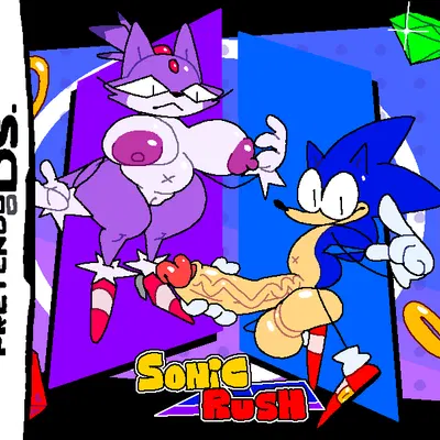 blaze the cat, sonic the hedgehog (nintendo, nintendo ds) created by superiorfox
