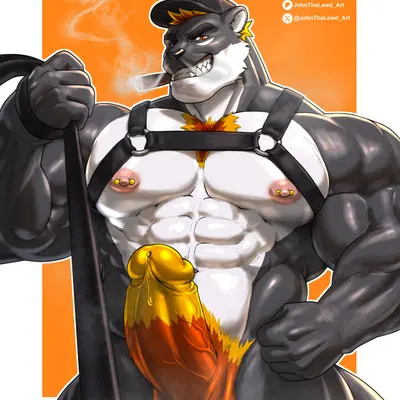 blitzkriegotter created by johnthelewd art