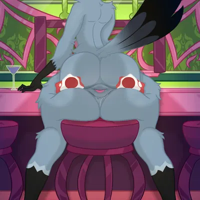 blitzo (helluva boss), stolas (helluva boss) (hellaverse, helluva boss) created by cogsfixmore