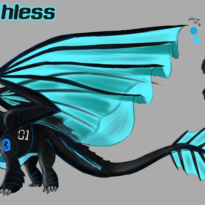 blutoothless (dreamworks, european mythology) created by charliemcarthy