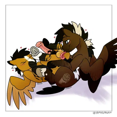 bowie (yasuno), ransom mustang (hasbro, my little pony) created by yamatopawa