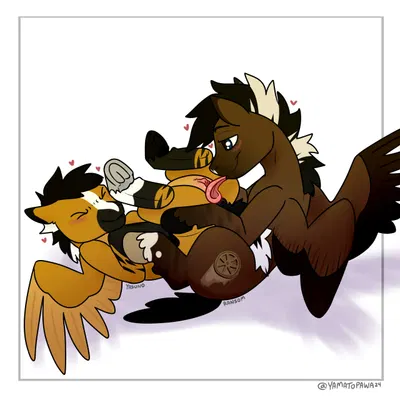 bowie (yasuno), ransom mustang (hasbro, my little pony) created by yamatopawa