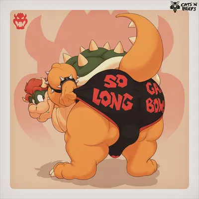 bowser (don't dead open inside, mario bros) created by catsnbriefs, cedamuc1