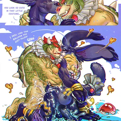 bowser, keon (neos8), pennywise the dancing clown (halloween, it (stephen king)) created by hotsatyr