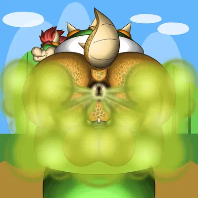 bowser (mario bros, nintendo) created by sunflower fox