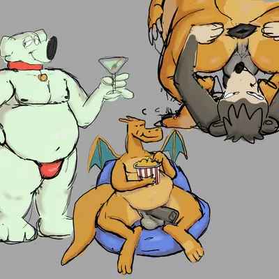 brian griffin (family guy, mythology) created by royal compost