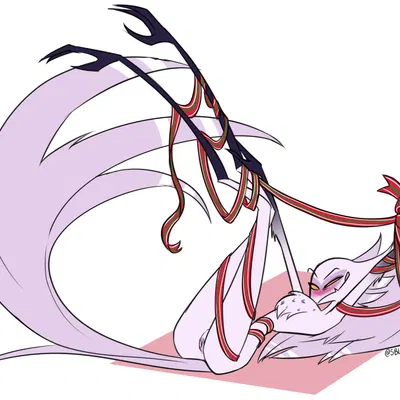 caladrius (helluva boss) (hellaverse, helluva boss) created by sblitos