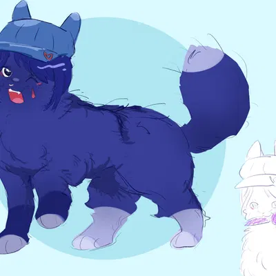 cap wearing mita, kind mita (miside) created by paieliny