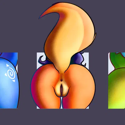 carmelita fox, krystal (star fox) (bandai namco, digimon) created by rasenxoru