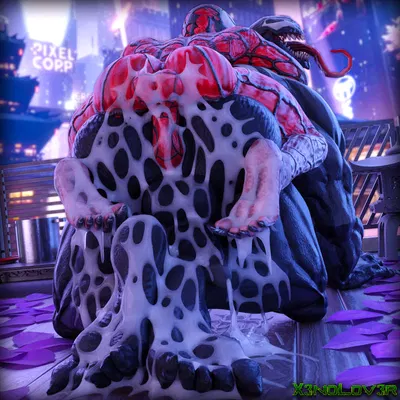 carnage (marvel), venom (marvel) (marvel, marvel rivals) created by thekidxeno