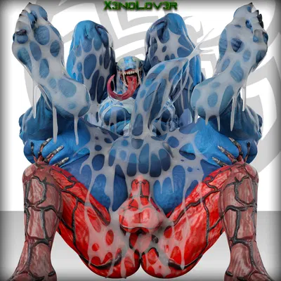 carnage (marvel), venom (marvel) (marvel, marvel rivals) created by thekidxeno