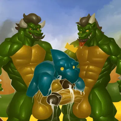 casanova koopa, luigi, mario (dic entertainment, mario bros) created by kittikary