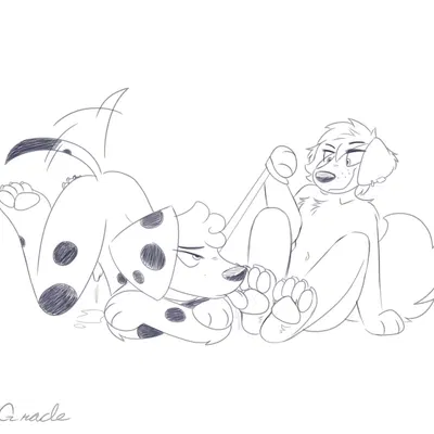 celestine (vixeyhuskybutt), drew dalmatian (slightlyarousedguy), fan character (101 dalmatian street, 101 dalmatians) created by vixeyhuskybutt