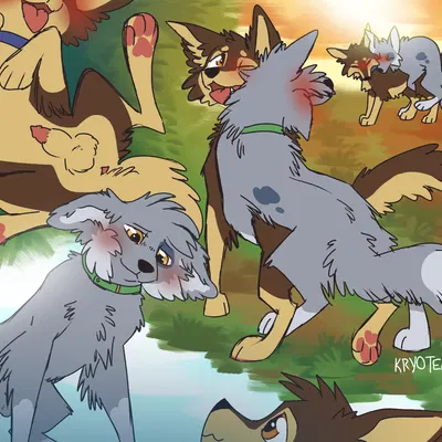 chase (paw patrol), rocky (paw patrol) (paw patrol) created by kryotea