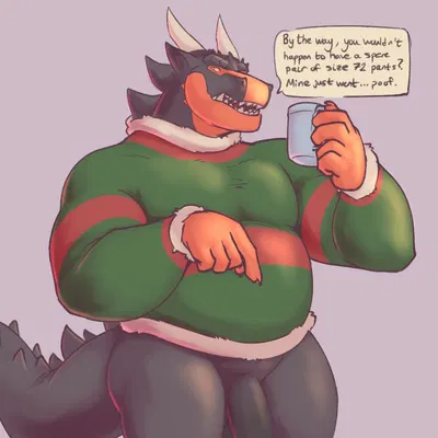 chiderg (christmas, european mythology) created by chibsarts