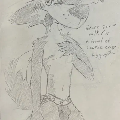 chip the wolf (cookie crisp, general mills) created by furshock