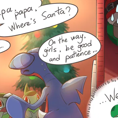 christmas, nintendo created by darlondemonic