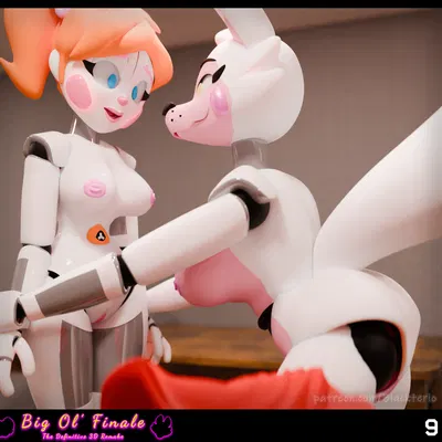 circus baby (fnaf), funtime foxy (fnaf) (five nights at freddy's, scottgames) created by blackterio