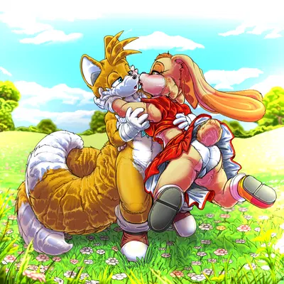 cream the rabbit, miles prower (sega, sonic the hedgehog (series)) created by kitsune youkai